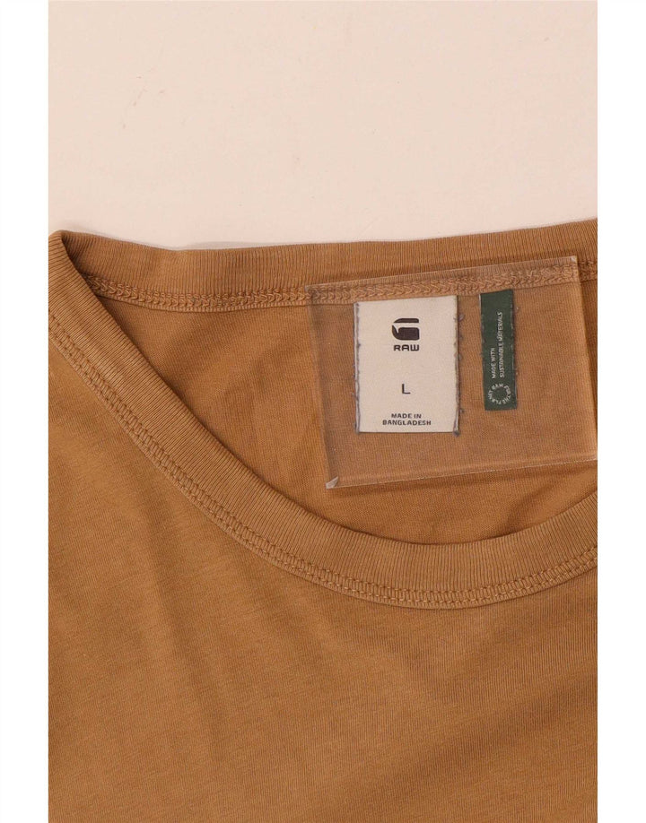 G-Star Herre Grafisk T-Shirt Top Stor Brun