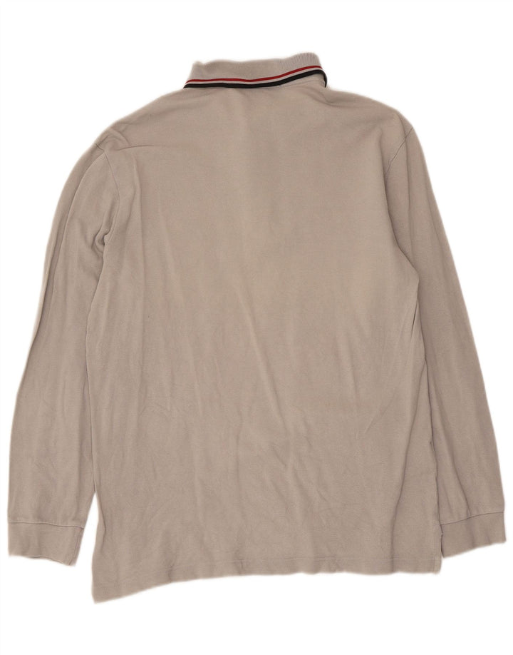 Fred Perry Langærmet herre poloshirt Medium Grå Bomuld Classic