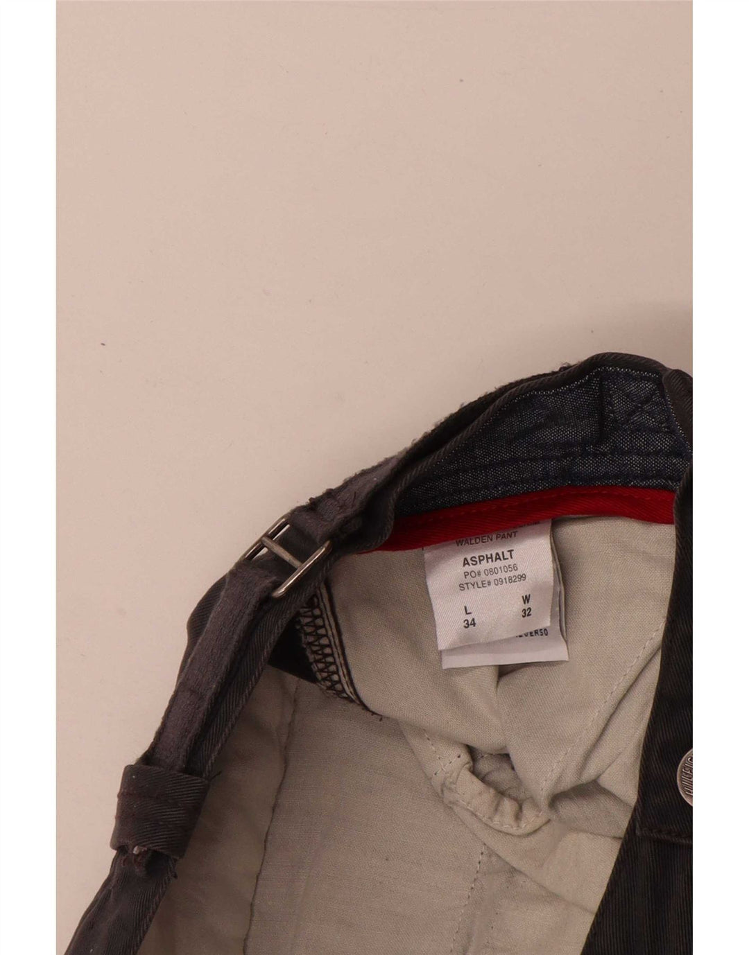 Tommy Hilfiger Herre Straight Cargo Bukser W32 L34 Grå Bomuld