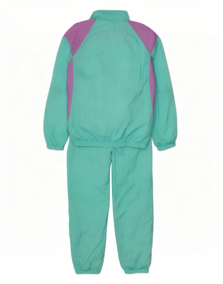 MC Ross Herre fuld træningsdragt XL Turkis Colourblock Nylon