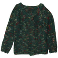 Vintage sweater til kvinder UK 14 Medium Green Flecked