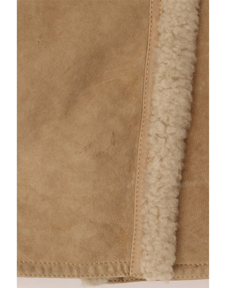 Cristiano Di Thiene Dame Shearling Coat IT 44 Medium Beige