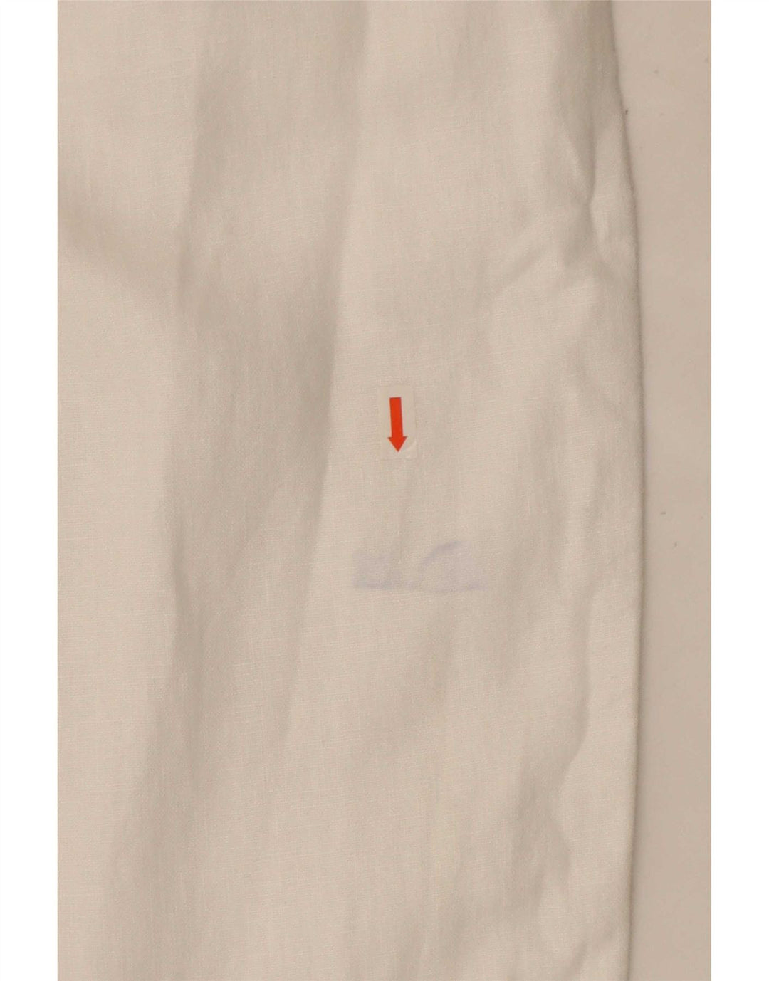 Marks & Spencer Womens Pegged Cropped Trousers UK 16 Large W32 L25 White