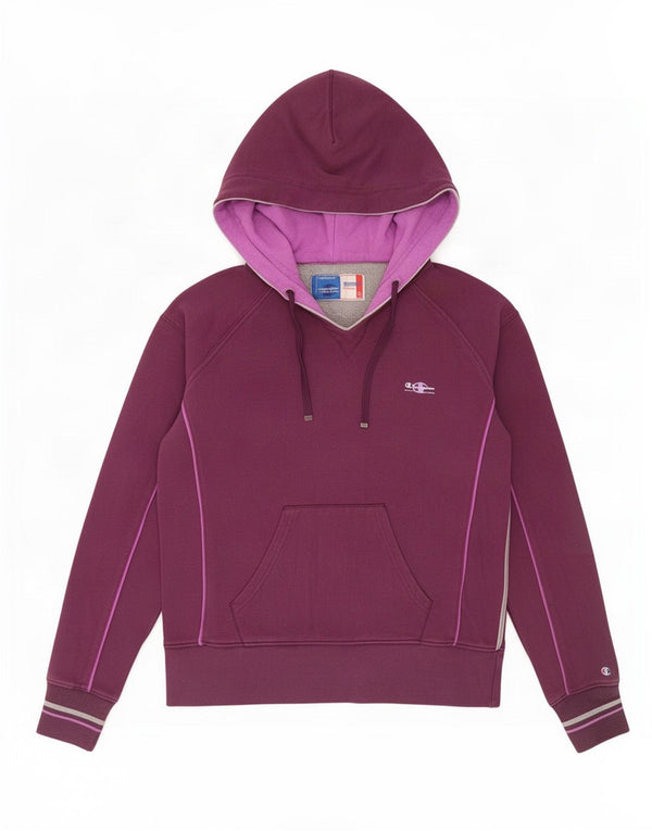 Champion Womens Heritage Classics Hoodie Jumper UK 18 XL Lilla Bomuld