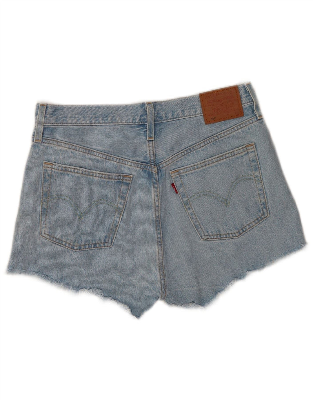 Levi's Womens 501 denimshorts W28 Medium Blue Bomuld