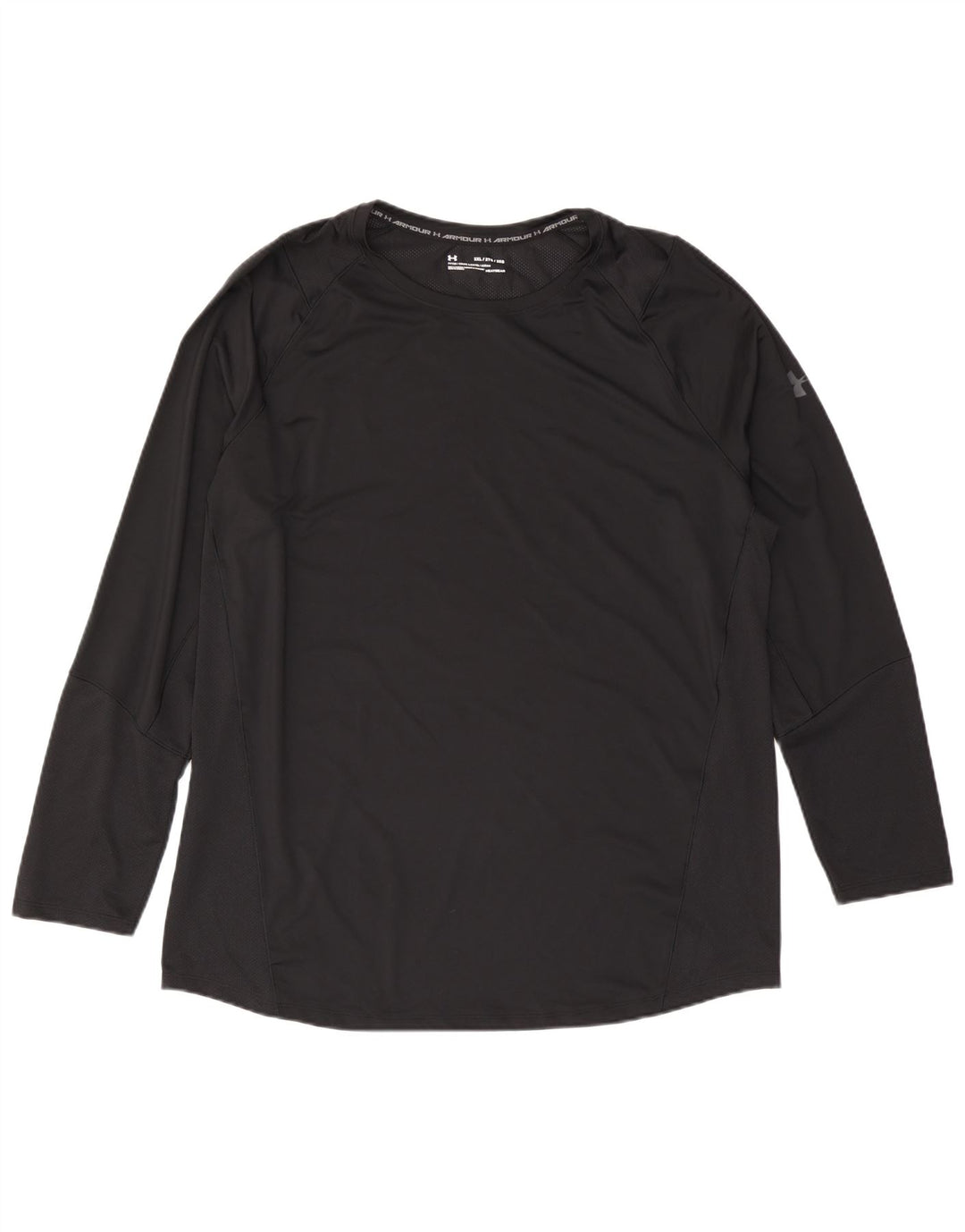 Under Armour Herre Heat Gear Top Langærmet 2XL Sort
