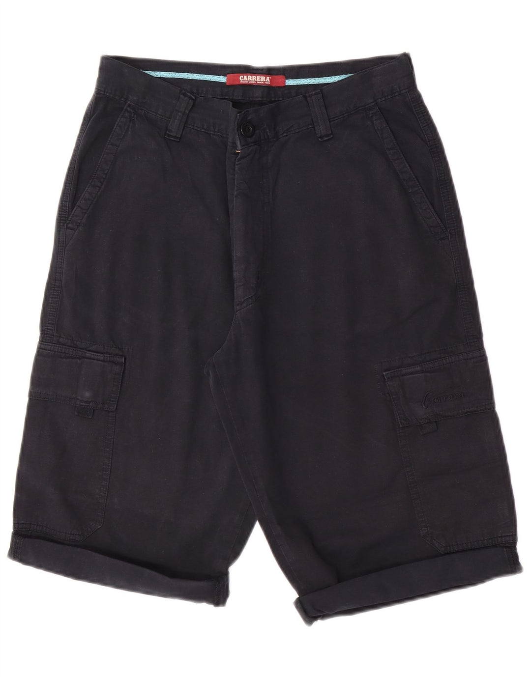 Carrera Herre Cargo Shorts W33 Large Navy Blue Bomuld