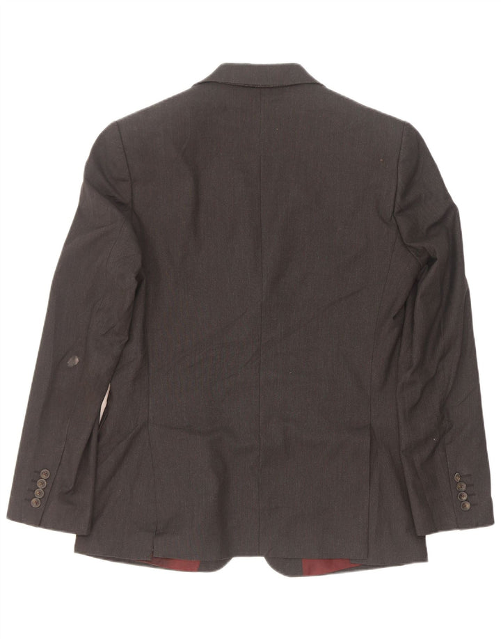 Marks & Spencer Herre 2-knaps blazerjakke EU 48 mellemgrå polyester