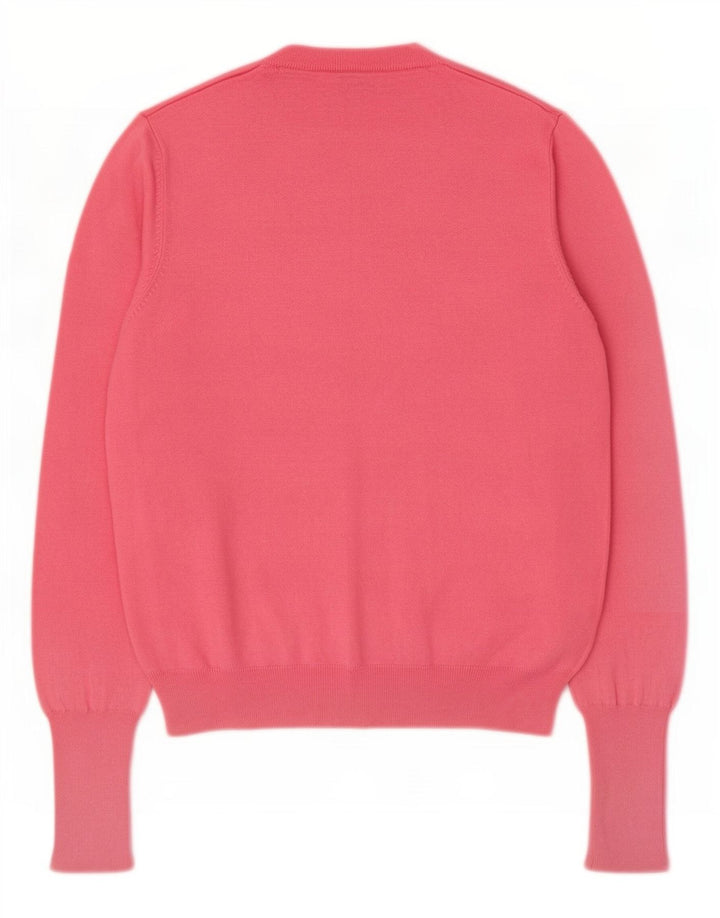 Marks & Spencer Dame Cardigan Sweater UK 14 Medium Pink Viscose
