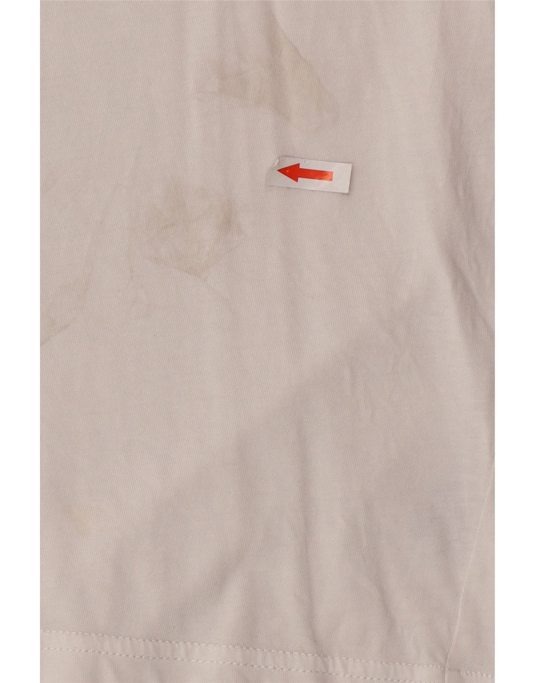 Tommy Hilfiger Herre grafisk T-shirt Top Medium Hvid Bomuld