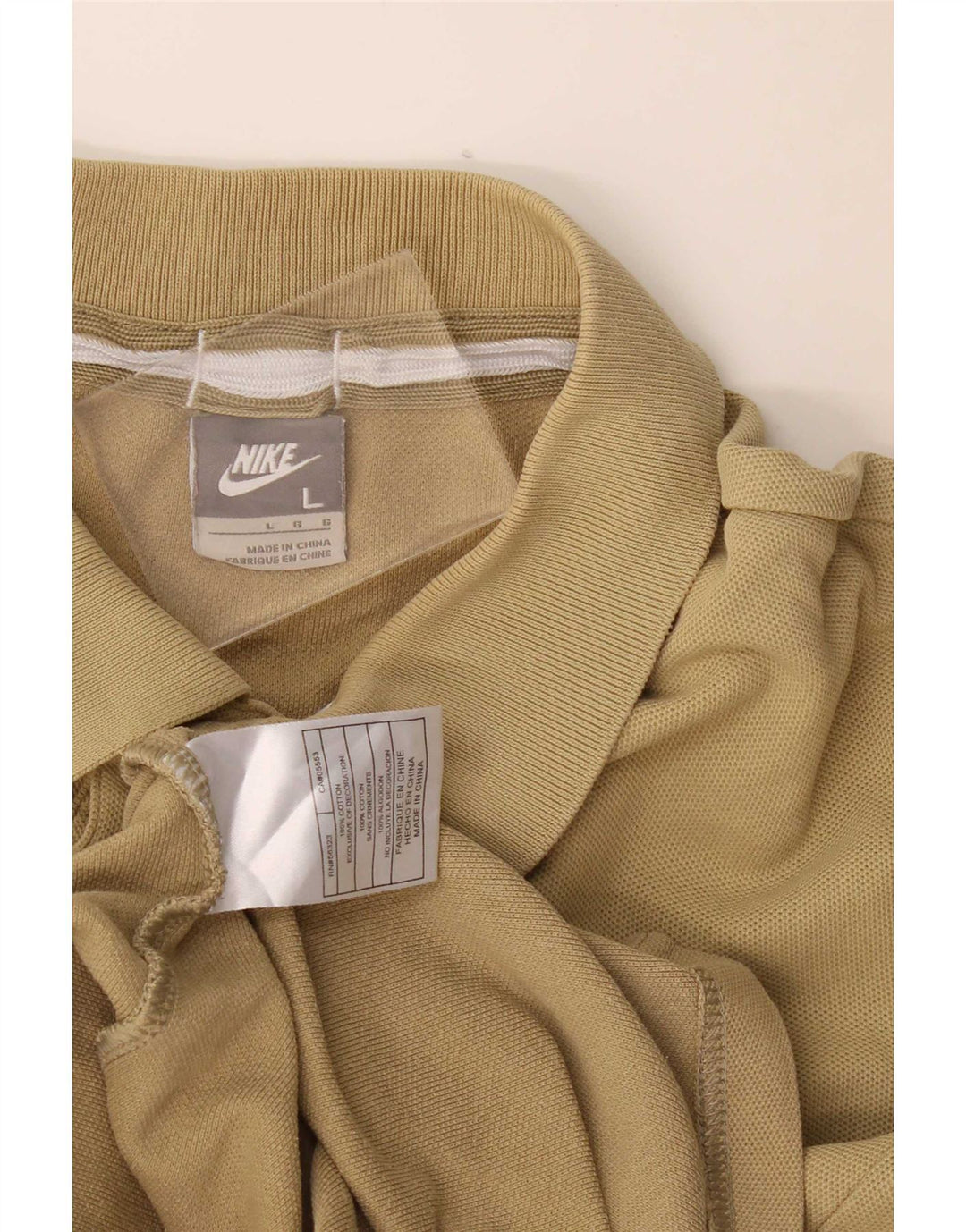 Nike herre poloskjorte stor kaki bomuld