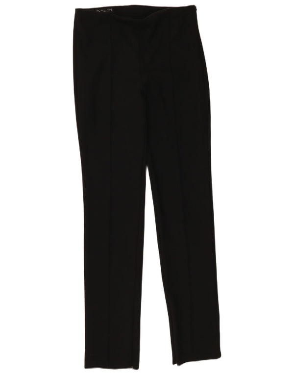 Zara Dame Slim Casual Bukser Small W26 L33 Sort