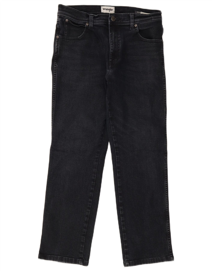 Wrangler Herre Texas Straight Jeans W32 L27 Marineblå Bomuld