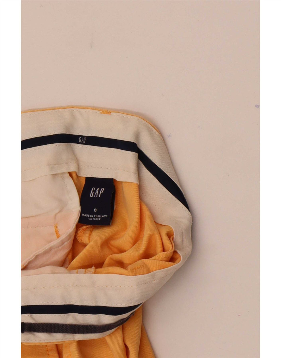 Gap Dame Chino Shorts US 8 Medium W32 Gul Bomuld