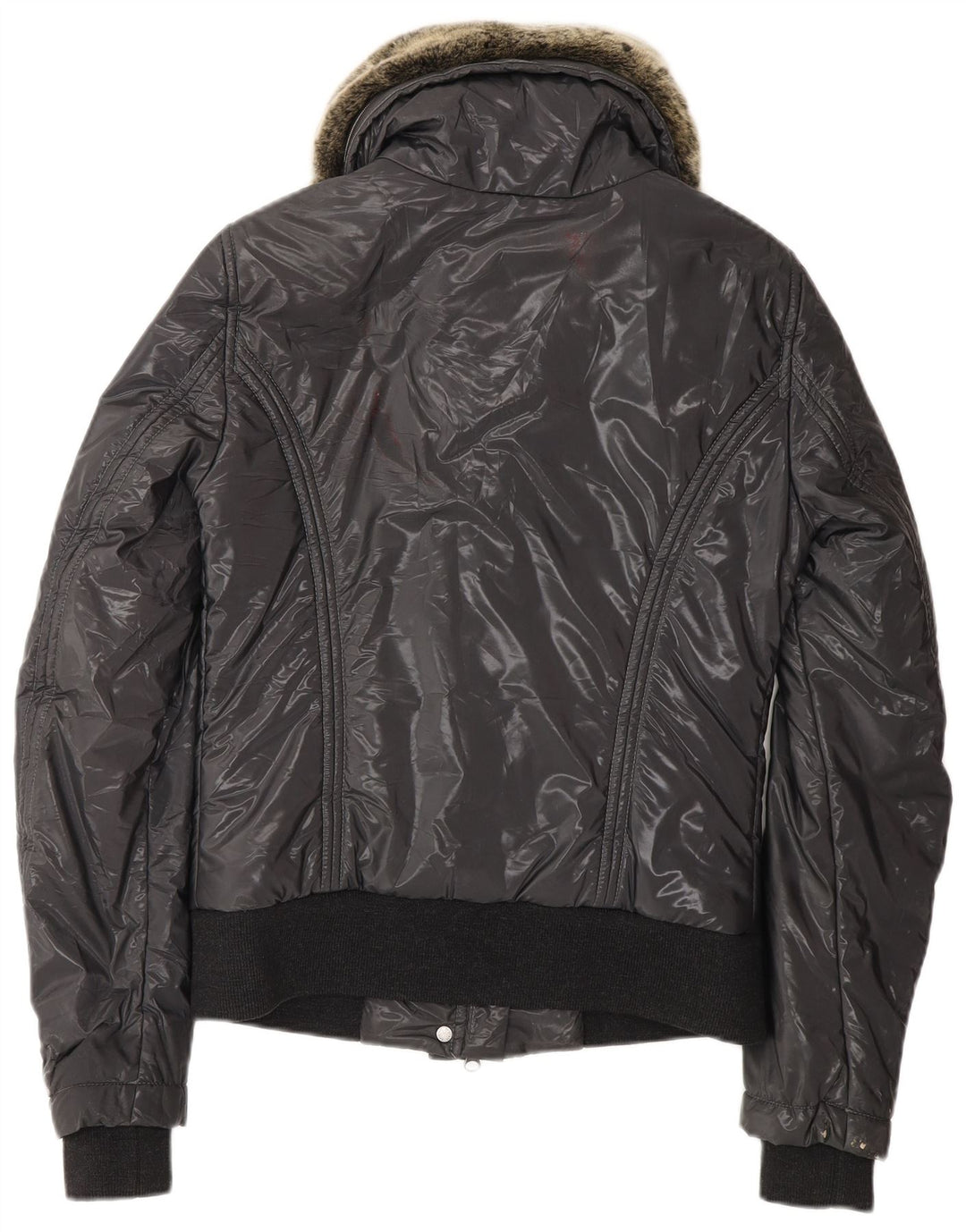 BELSTAFF Polstret jakke til kvinder EU 40 Lille grå nylon