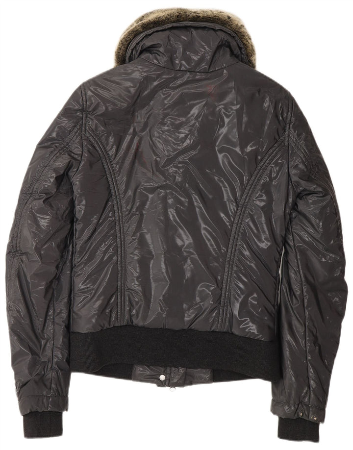 BELSTAFF Polstret jakke til kvinder EU 40 Lille grå nylon