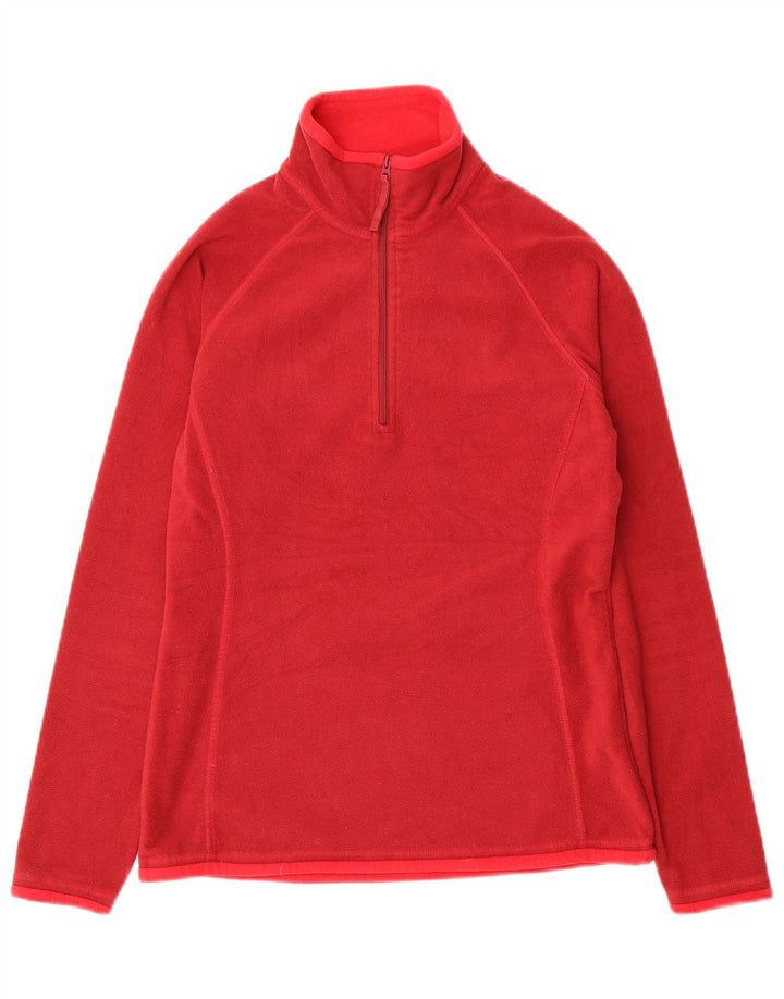 Mountain Warehouse Dame Fleece Jumper med lynlås DK 8 Lille rød polyester