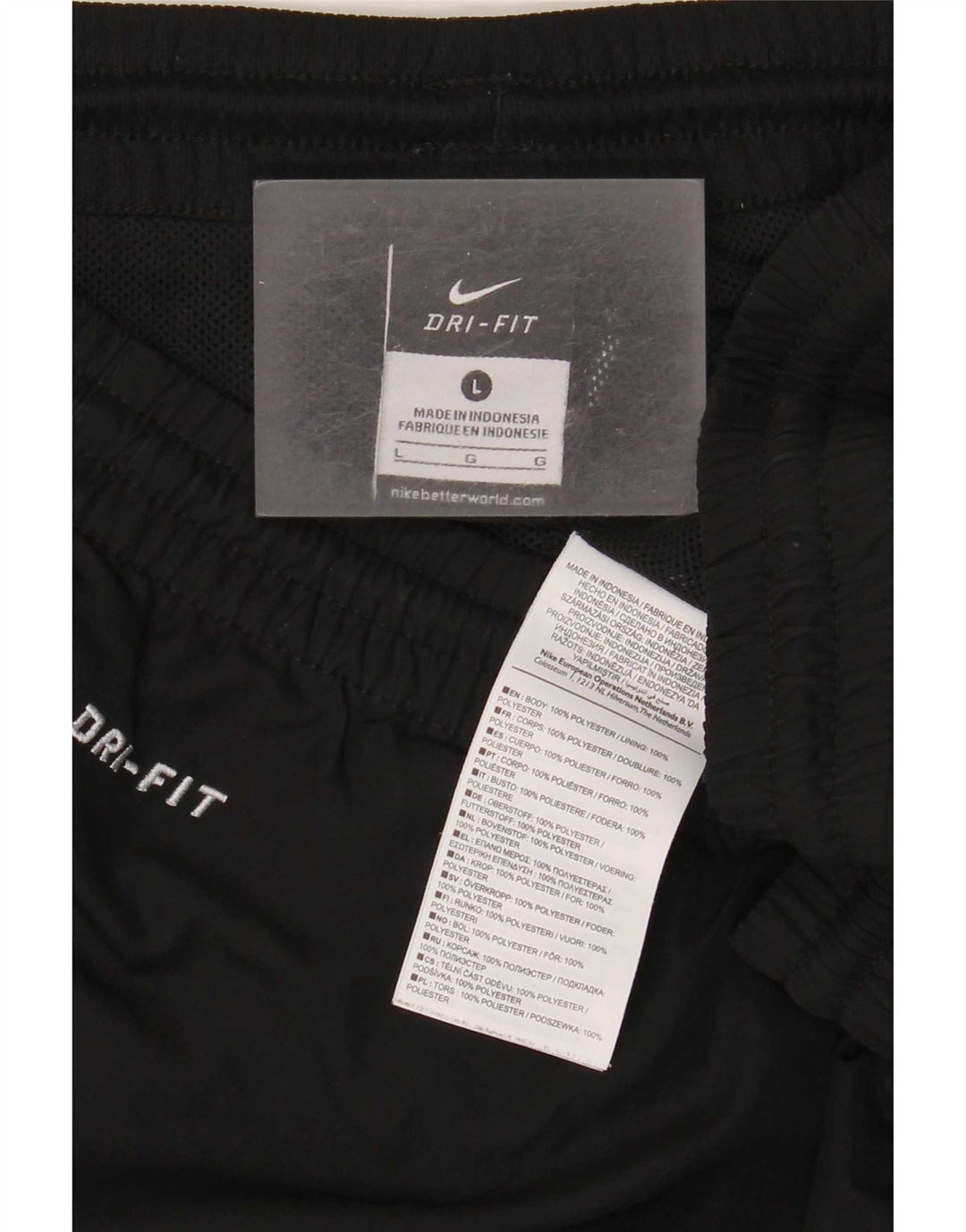 Nike Herre Dri Fit træningsdragt Bukser Large Sort Polyester