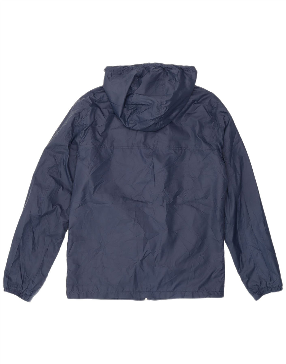 Jack & Jones Regnjakke med hætte til mænd UK 38 Medium Navy Blue Colourblock