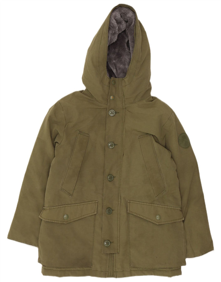 Gap Boys Polstret hættejakke 10-11 år Stor Khaki Polyester