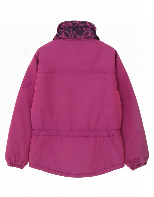 Belfe Dame Oversized Skijakke UK 16 Stor Pink Nylon