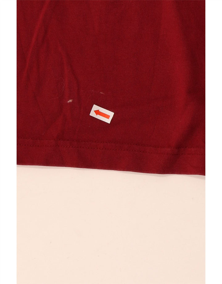 Adidas Herre grafisk T-shirt top lille rød bomuld