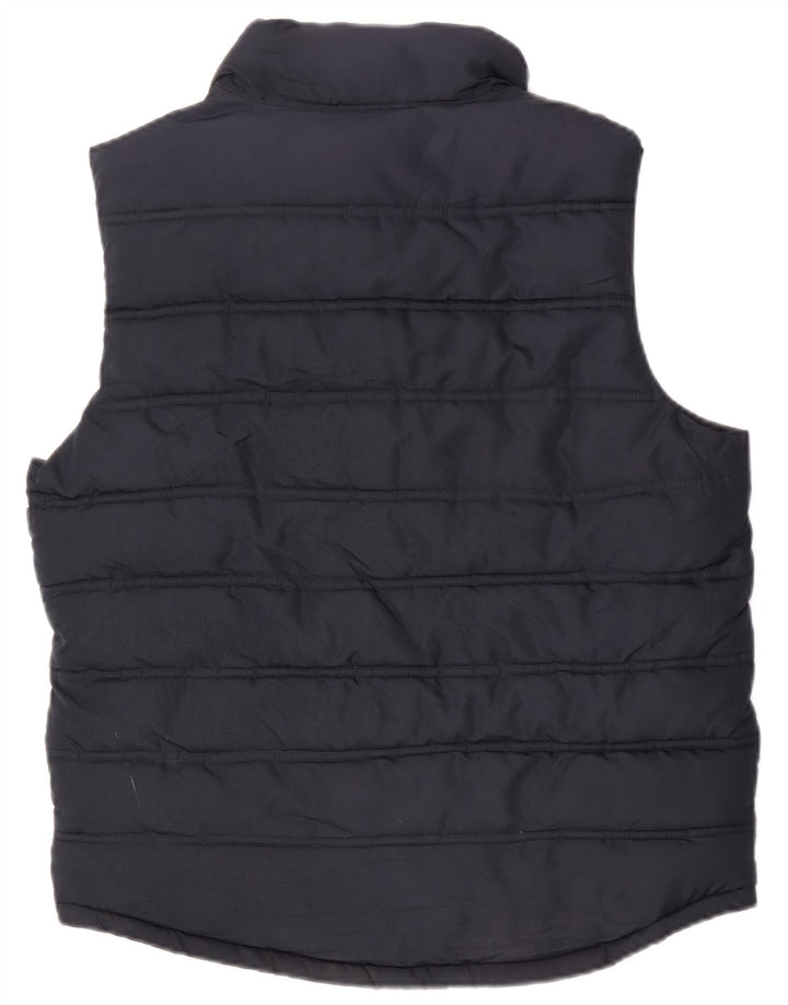 Gap Herre Polstret Gilet UK 36 Small Navy Blue Polyester