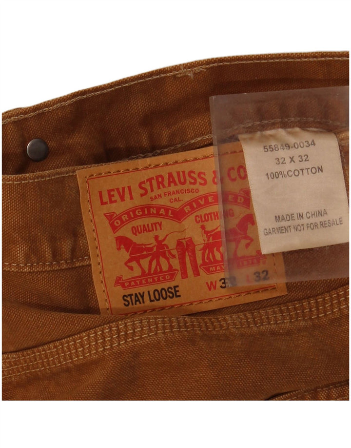Levi's Herre Loose Fit Cargo Bukser W32 L32 Brun Bomuld