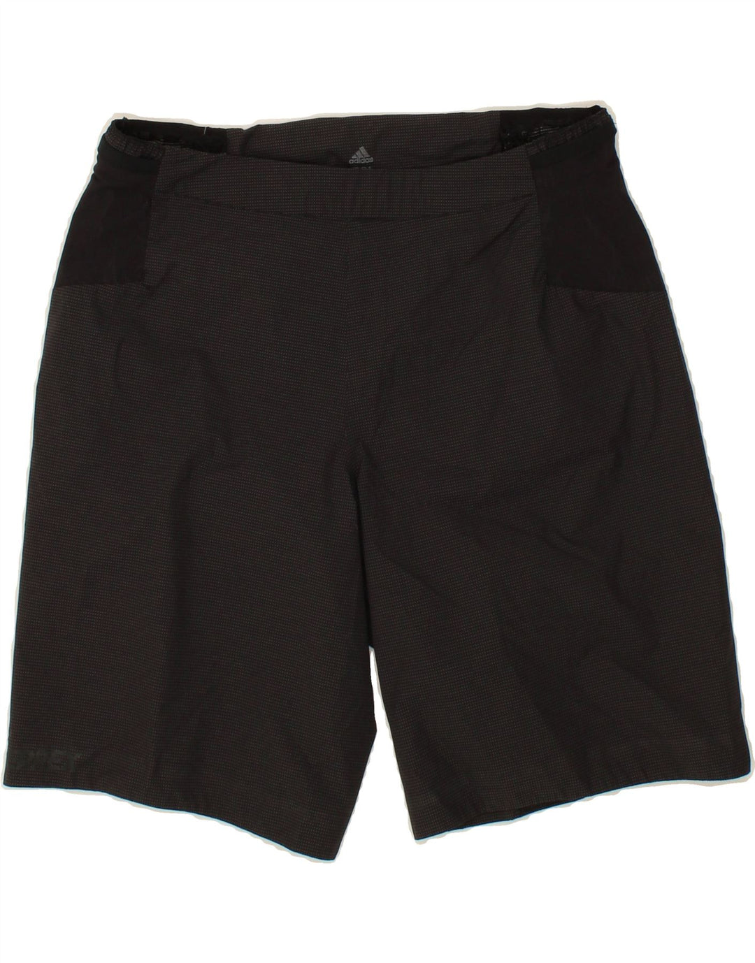 ADIDAS Womens Sport Shorts UK 14 Medium Black Vintage Adidas and Second-Hand Adidas from Messina Hembry 