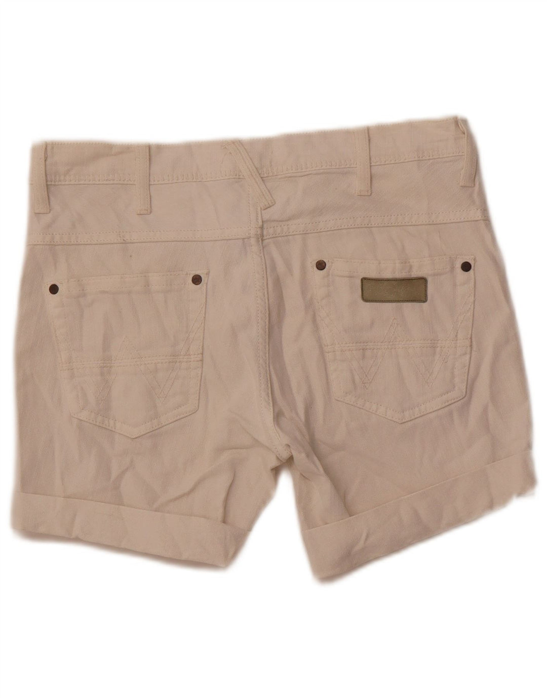 Wrangler Sly denimshorts til kvinder W32 Large Off White Bomuld