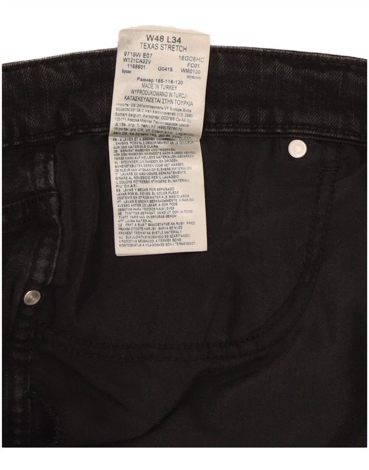 Wrangler Herre Denim Shorts W48 4XL Sort Bomuld