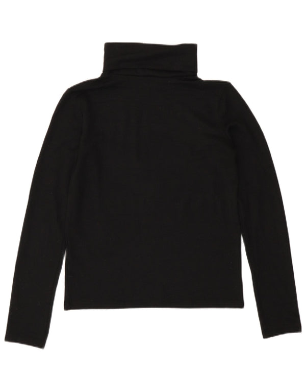 Zara Dame Rullehals Sweater UK 12 Medium Sort