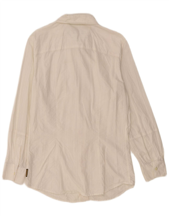 ARMANI JEANS Herreskjorte Medium Off White Bomuld