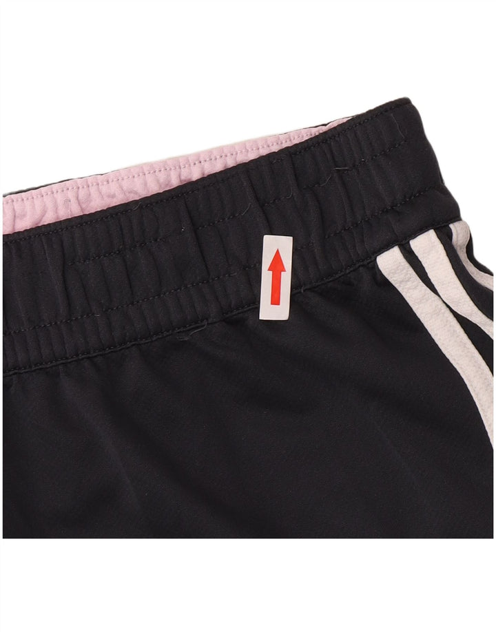 Adidas Dame Sports Shorts UK 16 Large Navy Blue Polyester