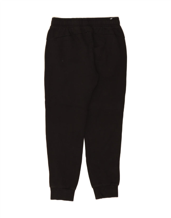 PUMA Womens Graphic Tracksuit Trousers Joggers UK 14 Medium  Black Vintage Puma and Second-Hand Puma from Messina Hembry 