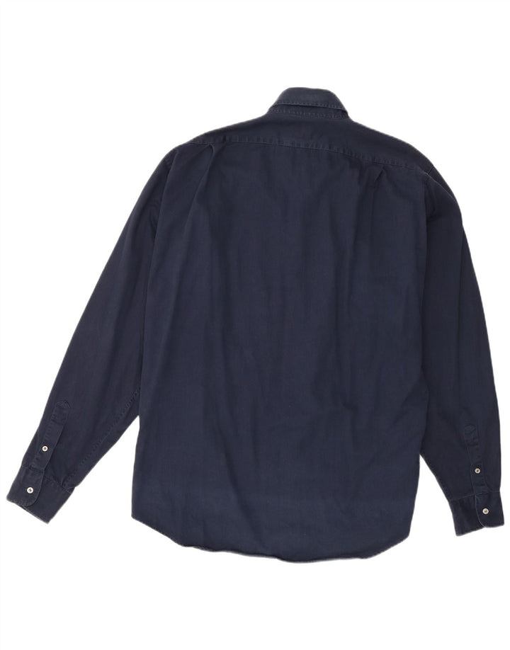 Sergio Tacchini herreskjorte XL marineblå