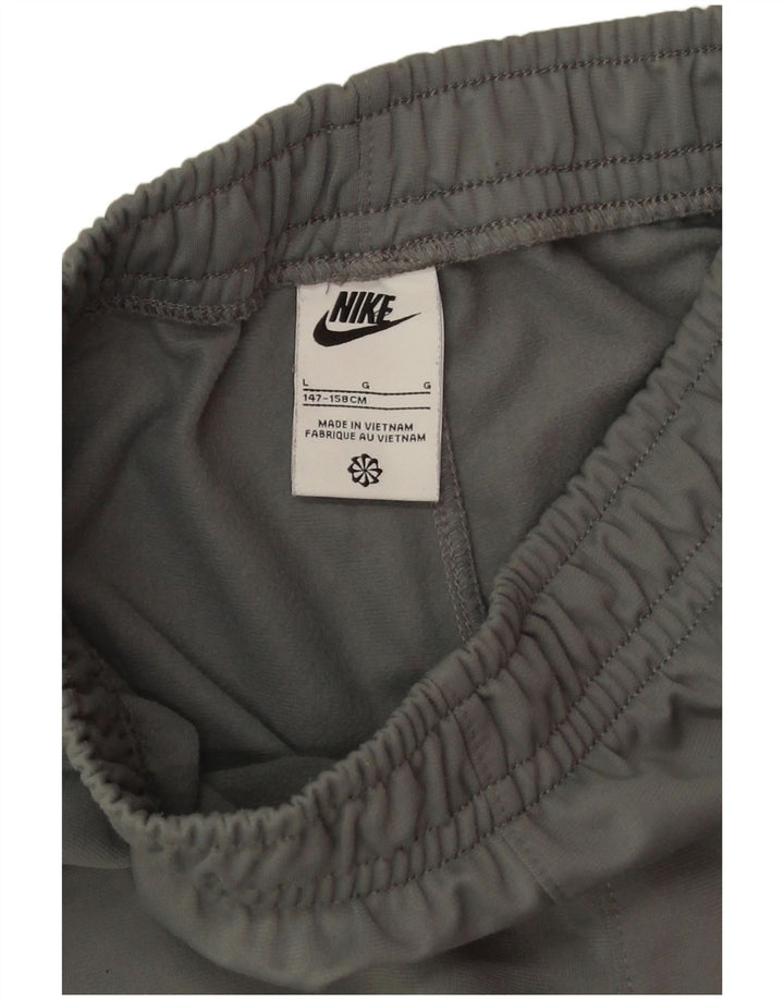 Nike Drenge Træningsdragt Bukser Joggers 12-13 år Stor Grå Polyester