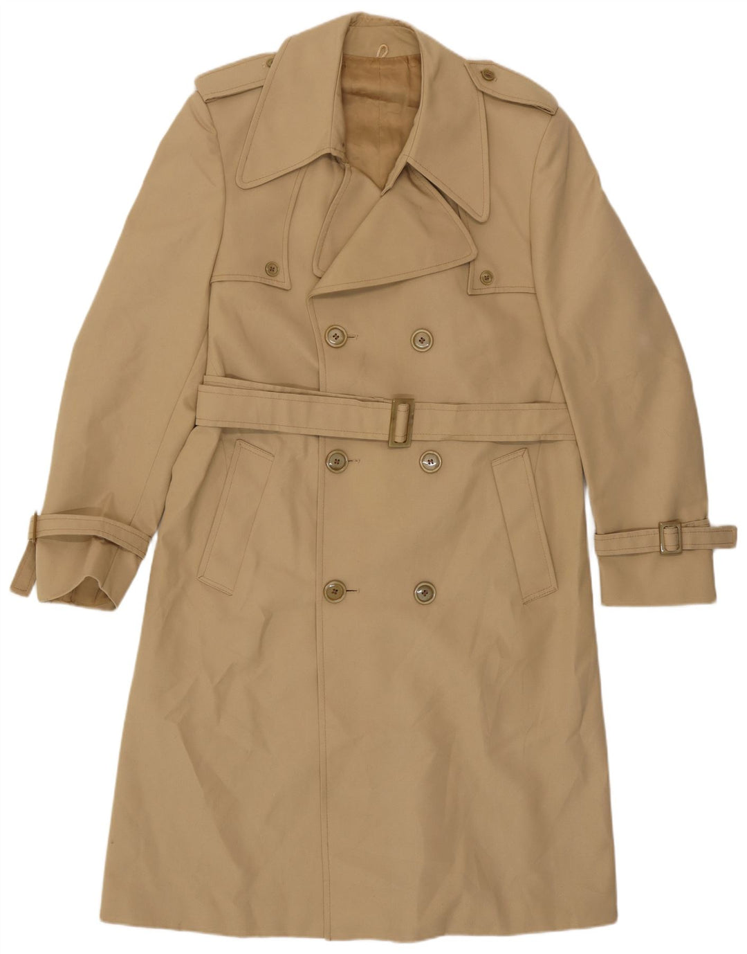 NINO Trench Coat til mænd UK 38 Medium Beige Polyester