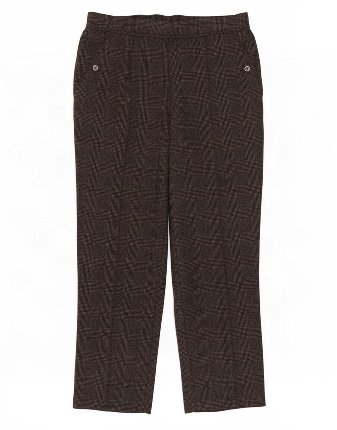 Marks & Spencer Dame Casual Bukser UK 12 Medium W30 L27 Brun