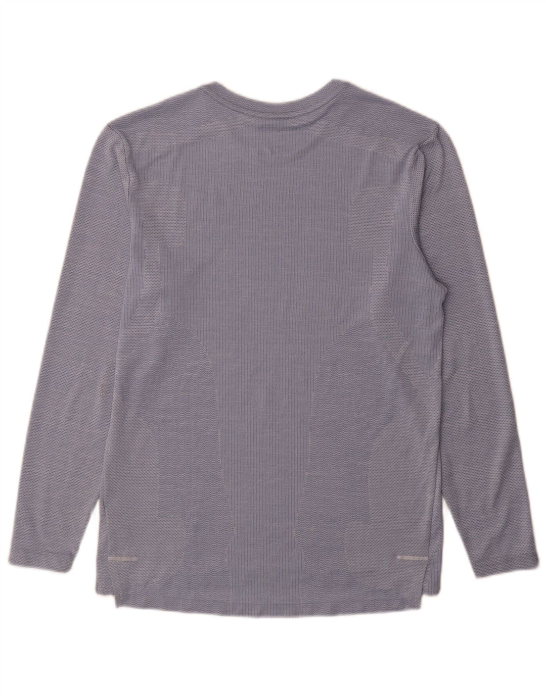 Nike Herre Dri Fit Top Langærmet Lille Blå Nålestribet Polyester