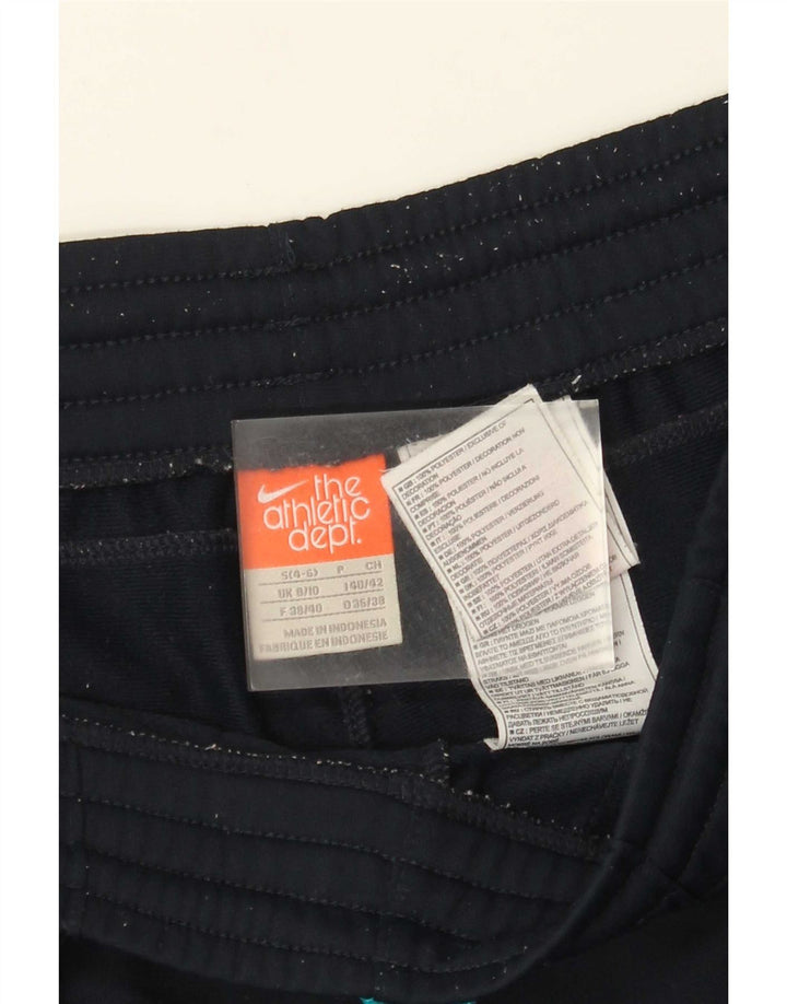 Nike træningsdragtsbukser til kvinder UK 8/10 Small Navy Blue Polyester