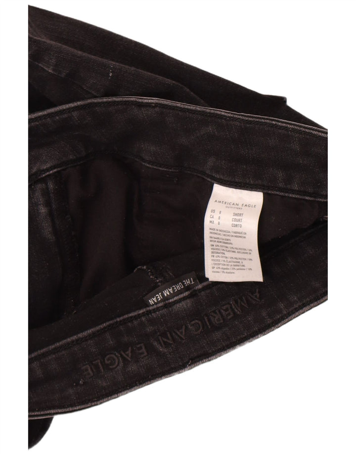 American Eagle Dame Skinny Jeans US 8 Medium W30 L26 Sort Bomuld