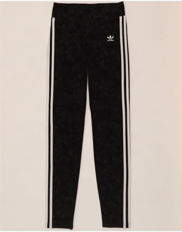 Adidas piger grafiske leggings 12-13 år grå bomuld