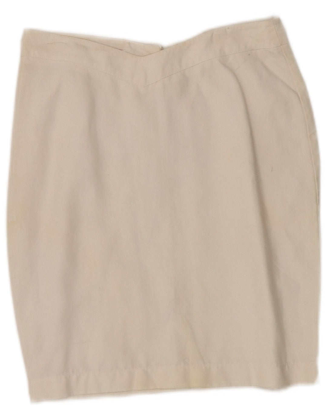 Byblos Dame Pencil Skirt IT 40 Small W28 White Linen