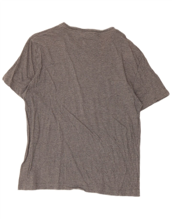 Calvin Klein Herre T-Shirt Top Stor Grå Bomuld