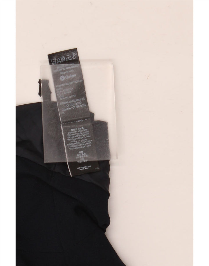 Marks & Spencer A-line nederdel til kvinder UK 16 Large W36 Navyblå polyester