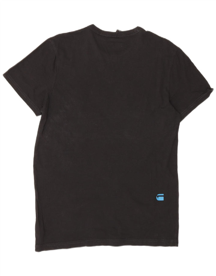 G-Star Herre Grafisk T-Shirt Top Medium Sort Bomuld