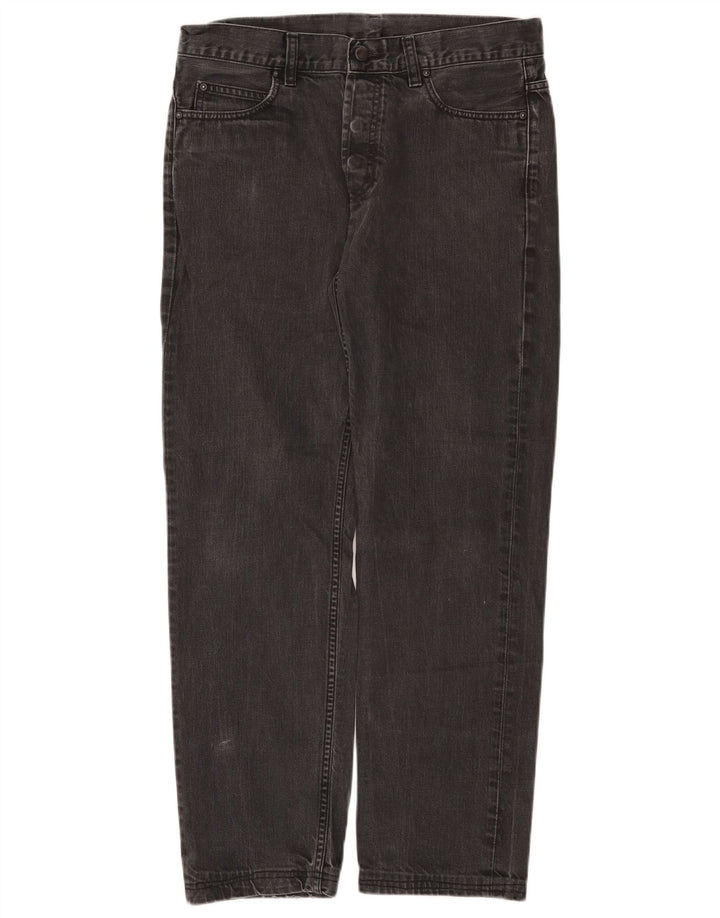 Carhartt Straight Jeans til mænd W31 L28 Grå bomuld