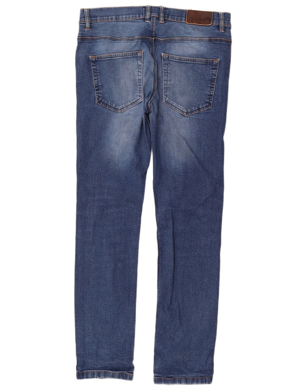 French Connection Slim Jeans til mænd W34 L32 blå bomuld