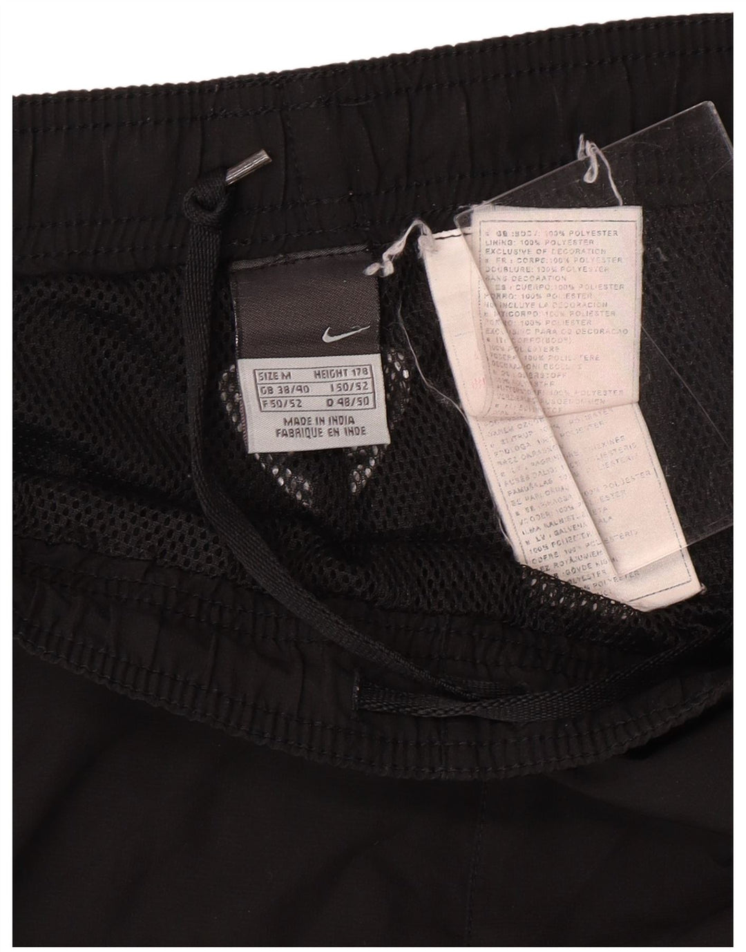 NIKE Træningsdragtsbukser til mænd UK 38/40 Medium Black Polyester